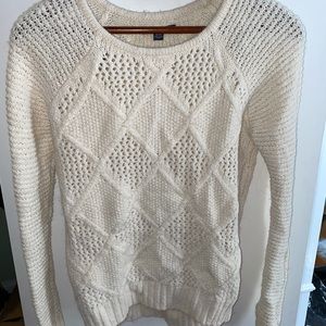 Comfy white fall sweater